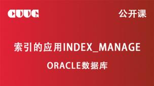 Oracle 技术公开课：索引index
