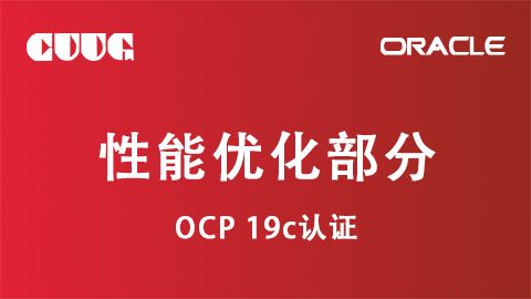 【OCP 19c】标准视频 - 调优部分